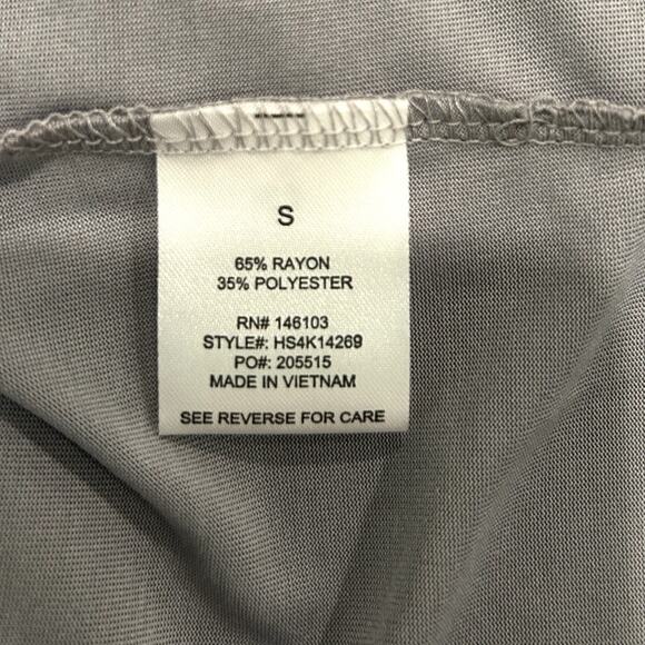 Hippie Rose Juniors Plain Grey Top Size Small Grey Rayon Polyester Casual Basic - Picture 7 of 7